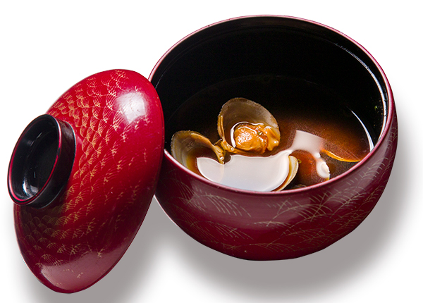 昼の特別コース 味噌汁